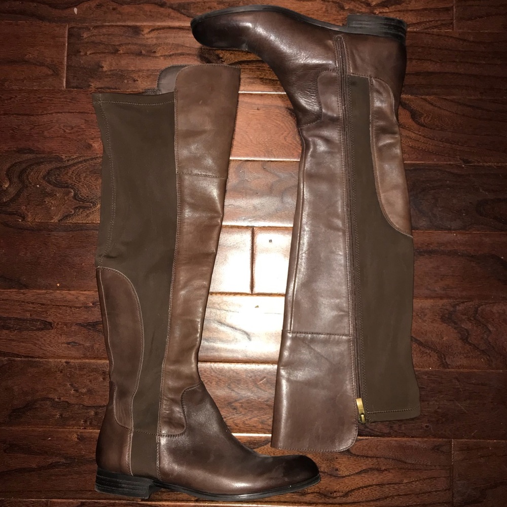 Franco Sarto Over the Knee Moto Boots
